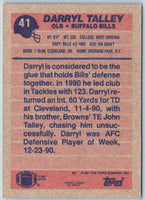 1991 Topps Football Darryl Talley #41