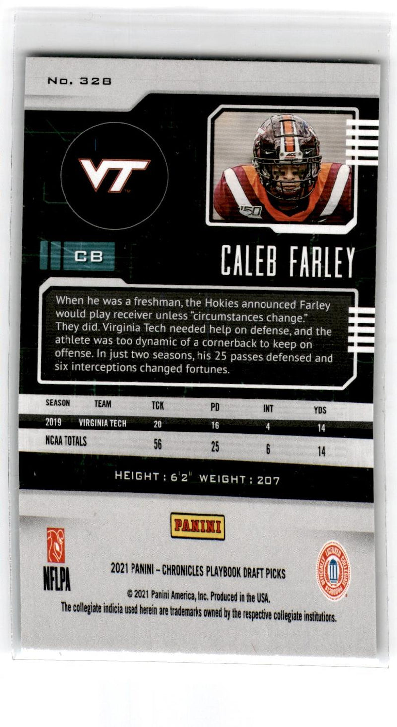 2021 Panini Chronicles Draft Picks Caleb Farley