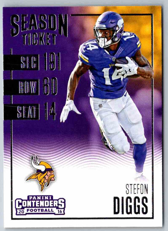 2016 Contenders Stefon Diggs #38