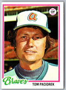 1978 Topps Tom Paciorek