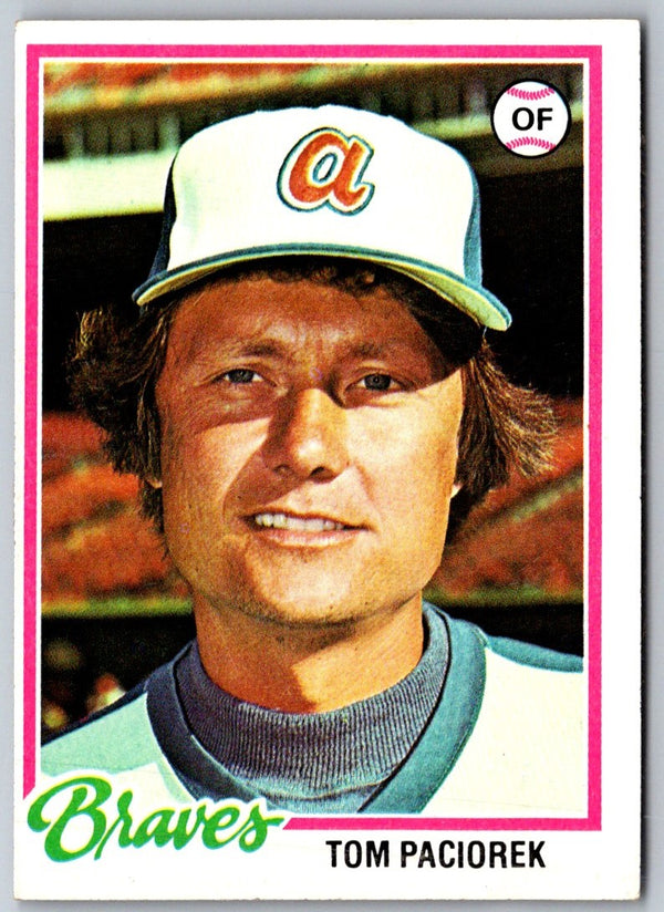 1978 Topps Tom Paciorek #322