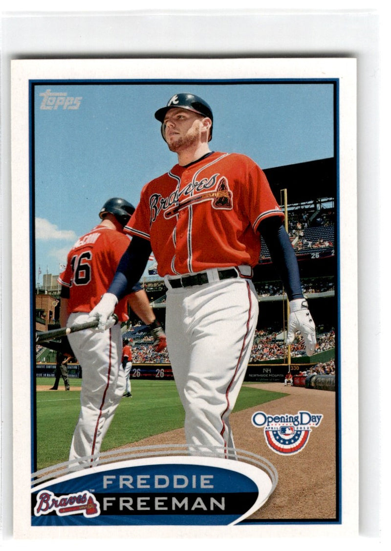 2012 Topps Opening Day Freddie Freeman