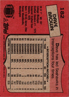 1987 Topps Dave Brown #182