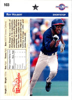 1992 Upper Deck Minors Ray Holbert #103