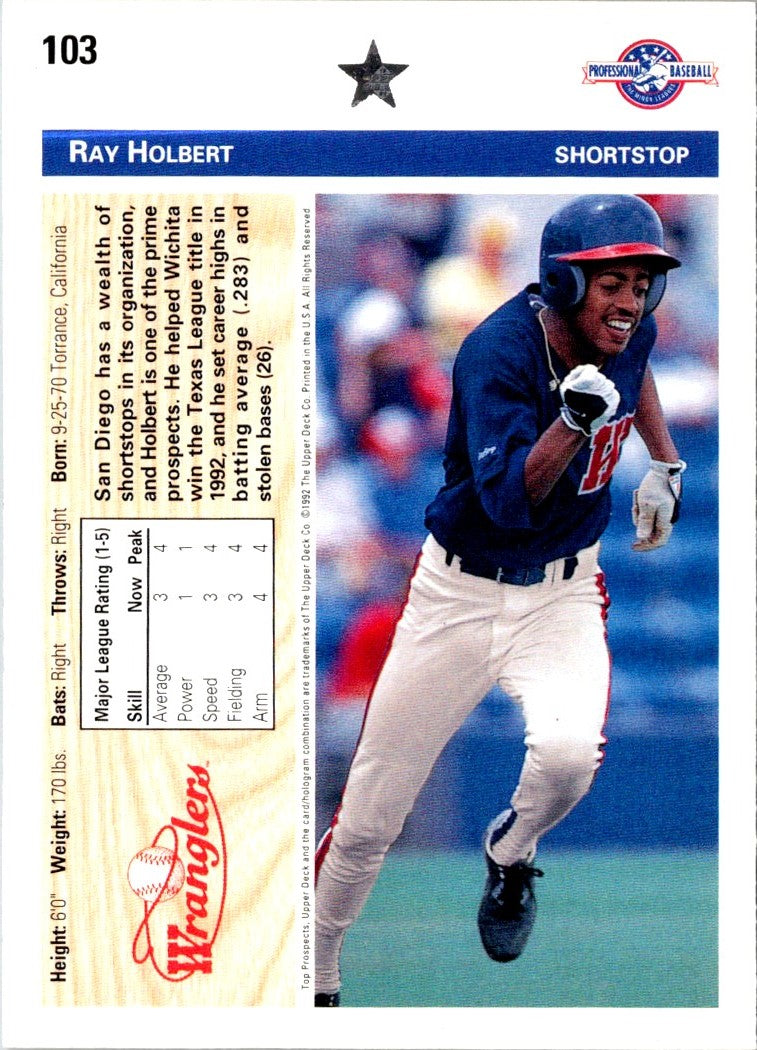 1992 Upper Deck Minors Ray Holbert