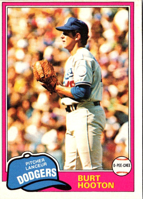1981 O-Pee-Chee Burt Hooton #53
