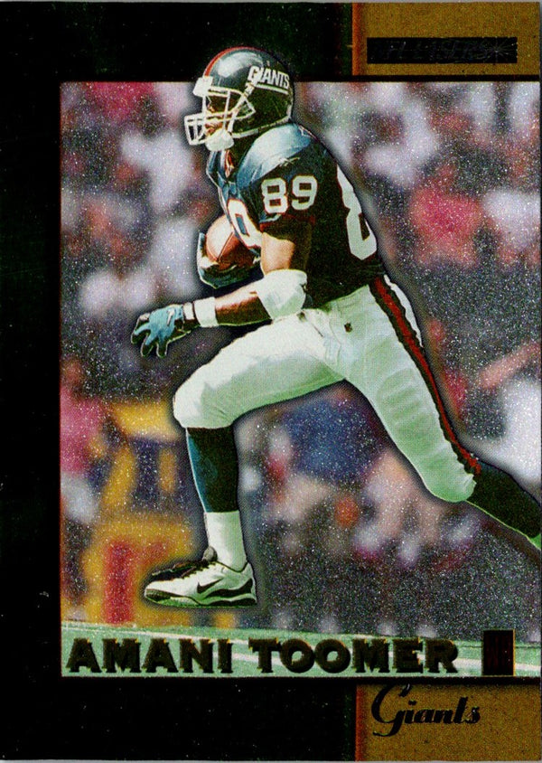 1996 Score Amani Toomer #81 Rookie