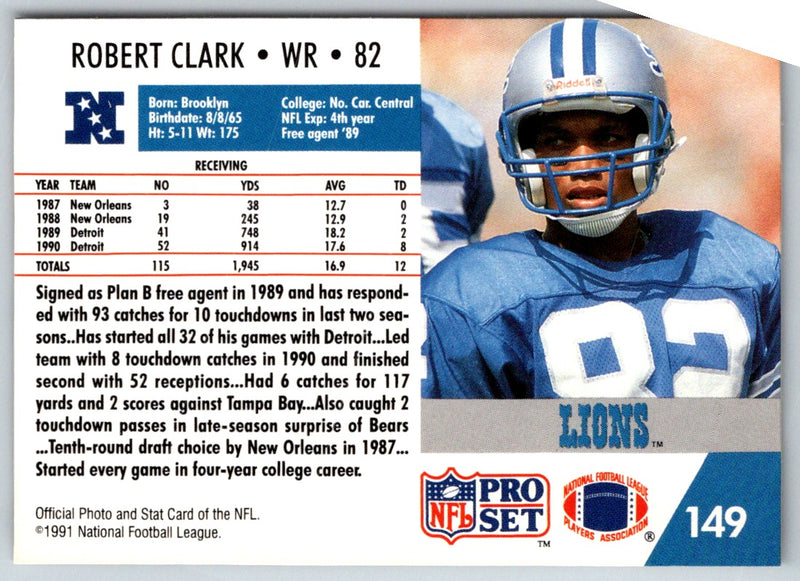 1991 Pro Set Robert Clark