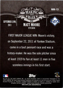 2013 Topps Making Their Mark Matt Moore