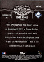 2013 Topps Making Their Mark Matt Moore #MM-13
