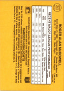 1987 Donruss Roger McDowell