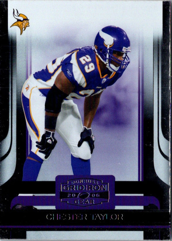 2006 Donruss Gridiron Gear Chester Taylor #60