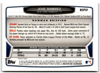 2013 Bowman Chrome Prospects Jose Ramirez #BCP37