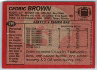 1983 Topps Cedric Brown #175