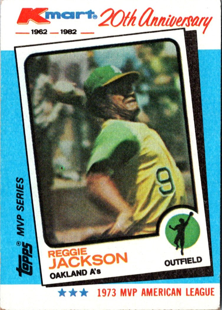 1982 Topps Kmart 20th Anniversary Reggie Jackson