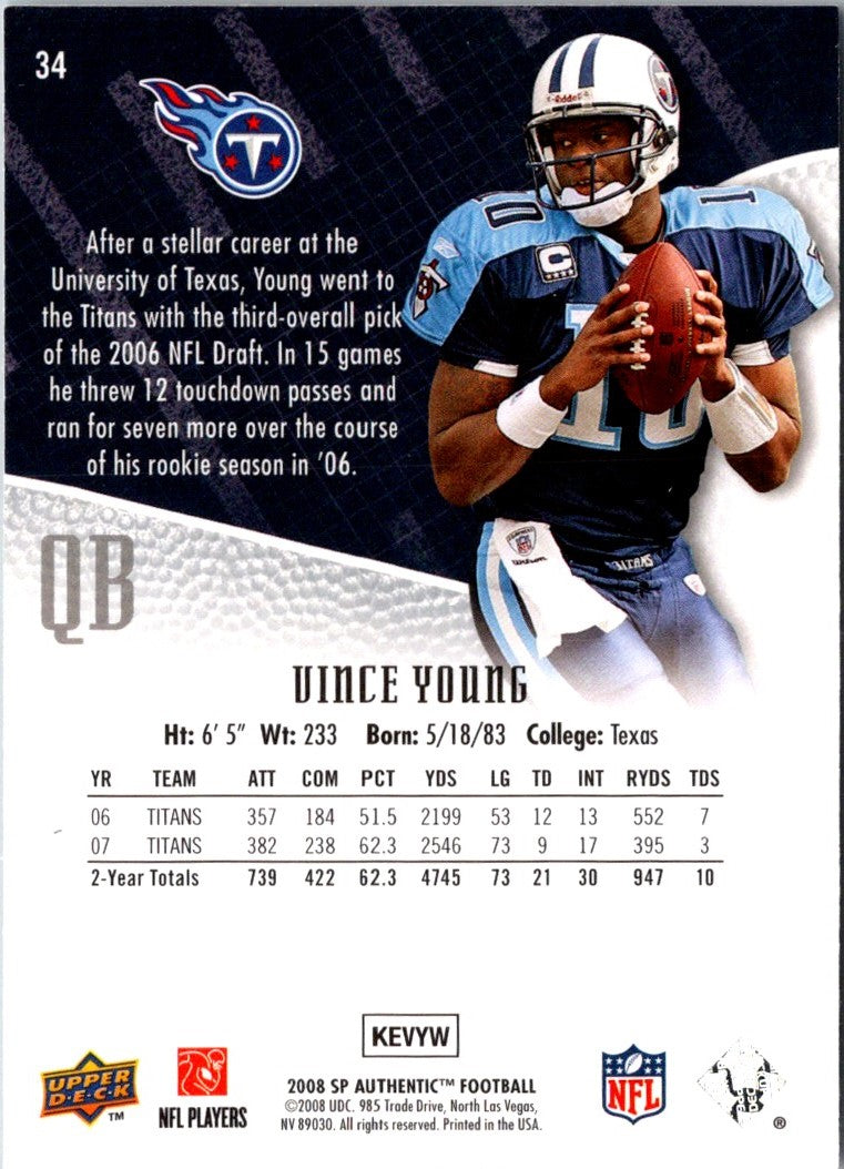 2008 Upper Deck Ultimate Collection Vince Young