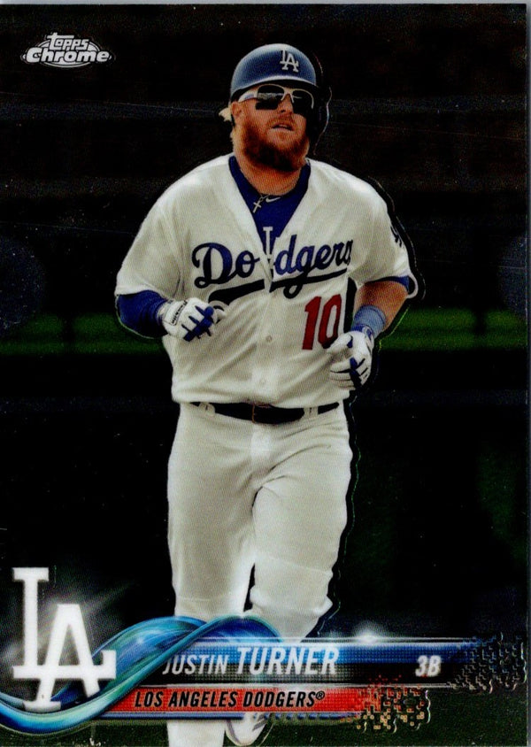 2018 Topps Chrome Justin Turner #36