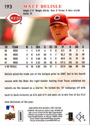 2008 Upper Deck First Edition Matt Belisle