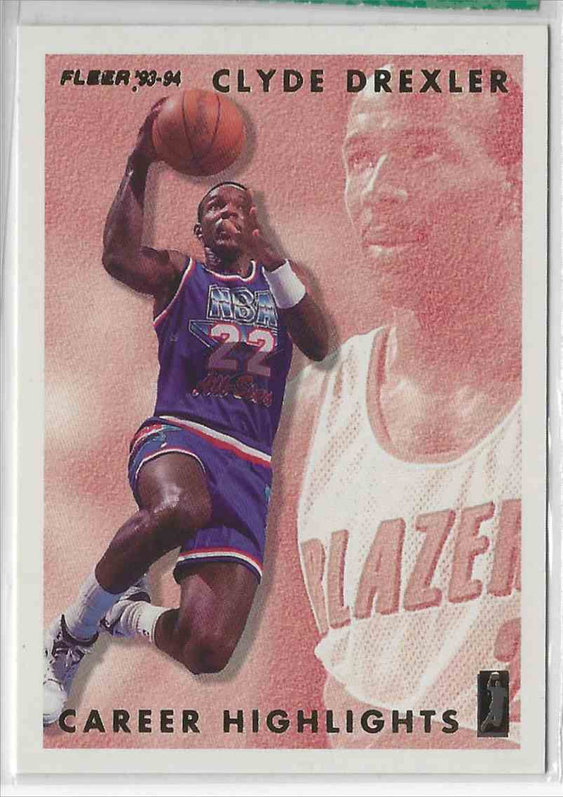 1993 Fleer Clyde Drexler