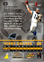 1996 Pinnacle Laser View Kerry Collins #24