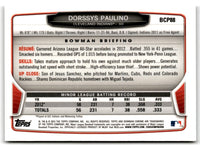 2013 Bowman Chrome Prospects Dorssys Paulino #BCP88