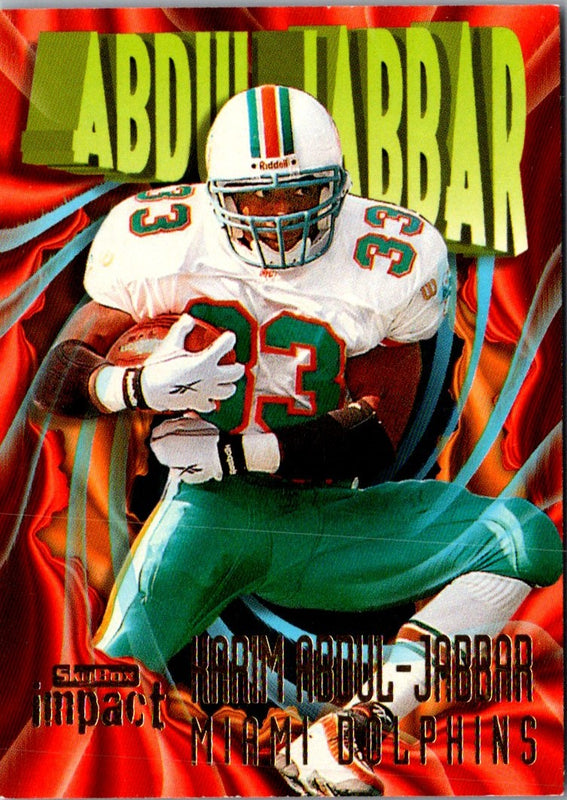 1997 SkyBox Impact Karim Abdul-Jabbar #33