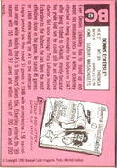 1990 Baseball Card Magazine '69 Topps Replicas Dennis Eckersley