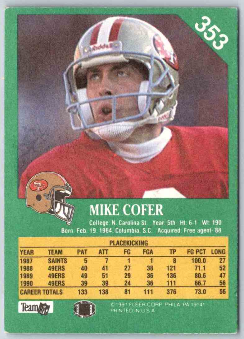 1991 Fleer Ultra Mike Cofer
