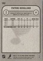 2011 O-Pee-Chee Patrik Berglund #192