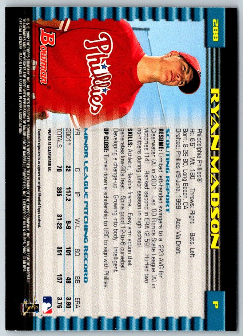 2002 Bowman Ryan Madson