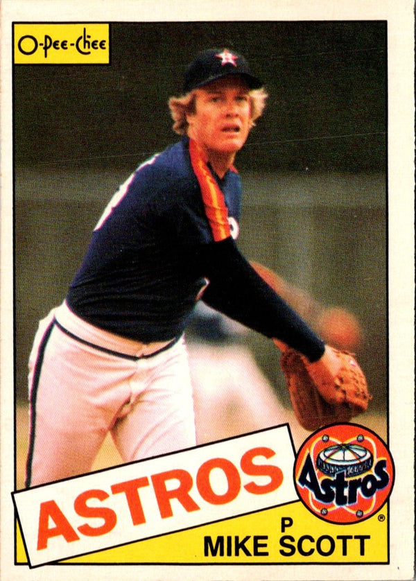 1985 O-Pee-Chee Mike Scott #17