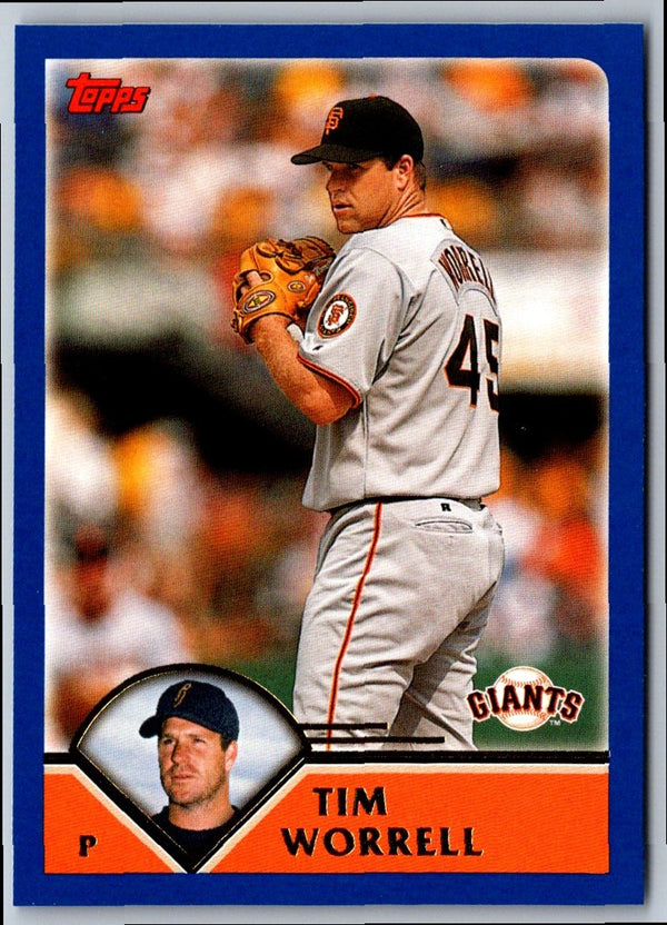 2003 Topps Tim Worrell #553