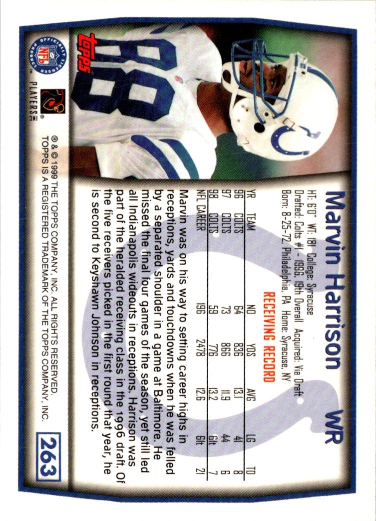 1999 Topps Marvin Harrison