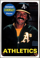 1990 Baseball Card Magazine '69 Topps Replicas Dennis Eckersley