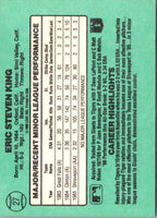 1986 Donruss The Rookies Eric King #27