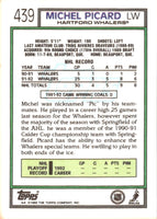 1992 Topps Michel Picard #439