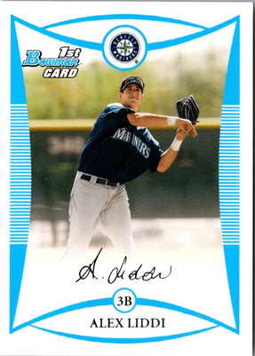 2008 Bowman Prospects Alex Liddi #BP63