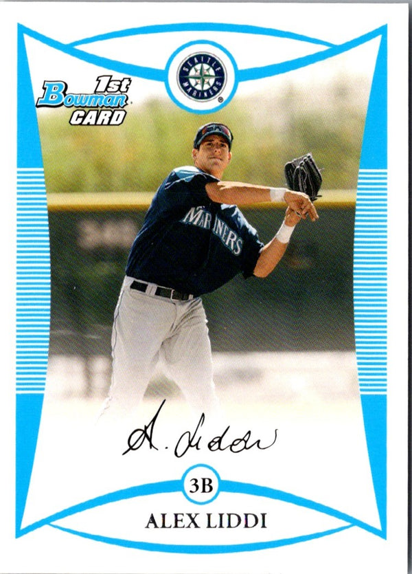 2008 Bowman Prospects Alex Liddi #BP63