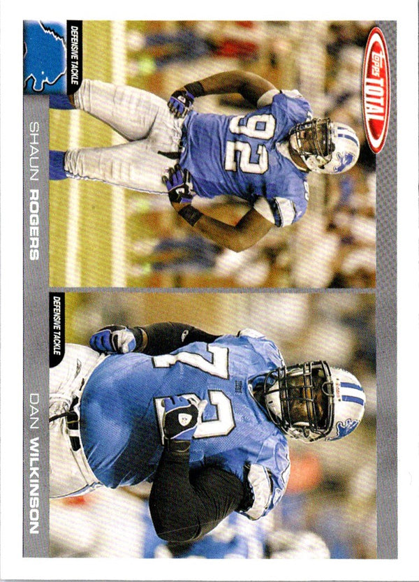 2004 Topps Total Shaun Rogers/Dan Wilkinson #256