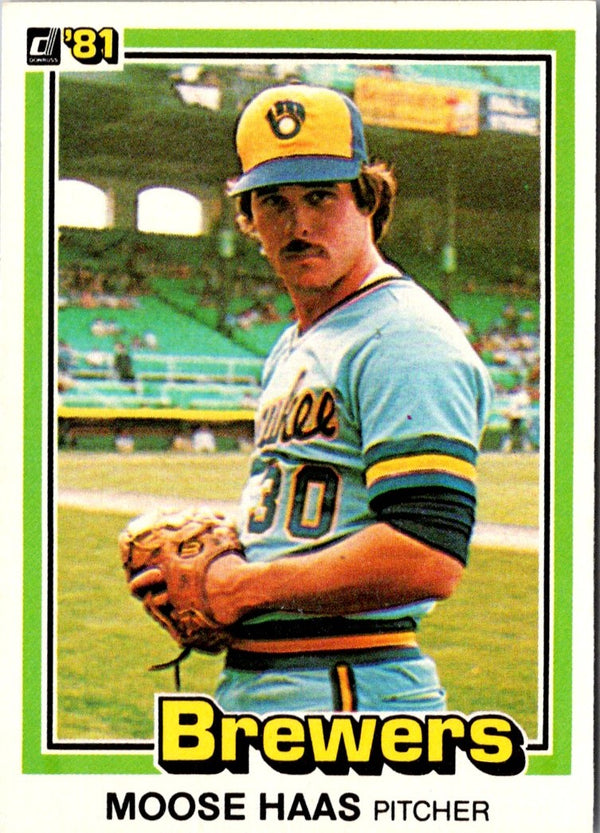 1981 Donruss Moose Haas #85