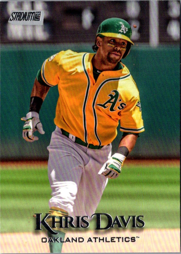 2019 Stadium Club Khris Davis #109