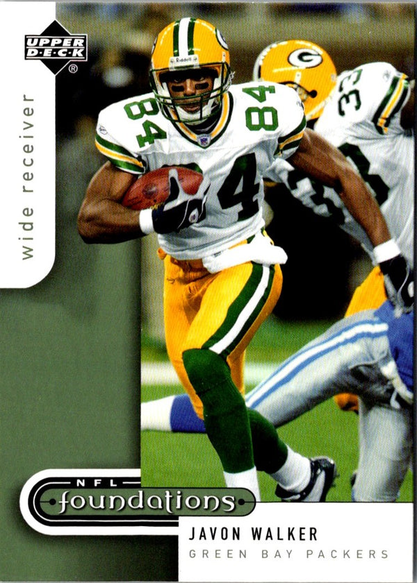 2004 Upper Deck Power Up Green Javon Walker #35