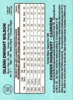 1986 Leaf Glenn Wilson #160