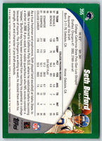 2002 Topps Seth Burford #355 Rookie