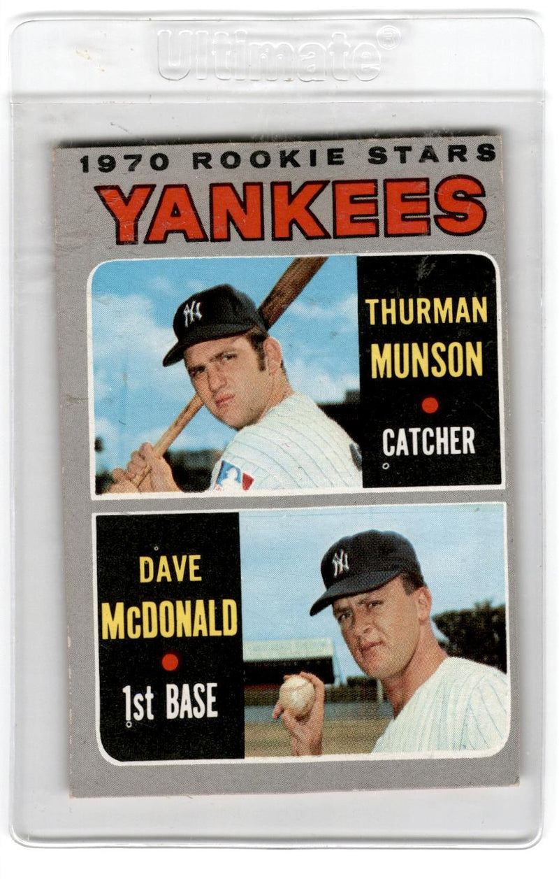 1970 Topps Munson Rookie