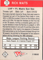 1989 T&M Senior League Rick Waits #109