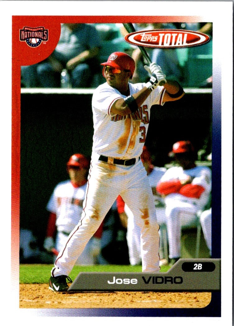 2005 Topps Total Team Checklists Jose Vidro