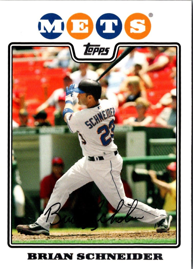 2008 Topps Brian Schneider