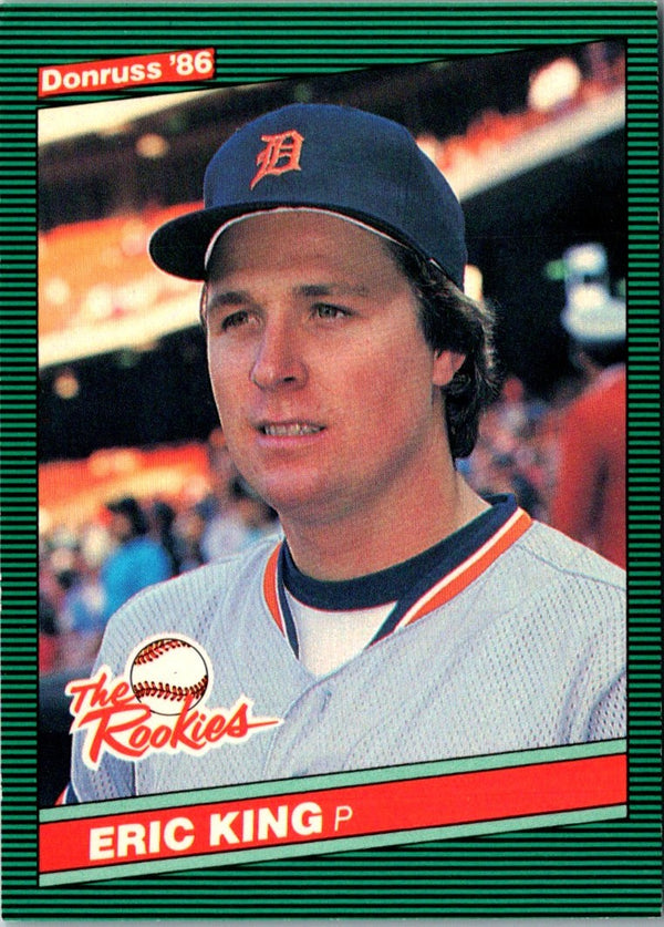 1986 Donruss The Rookies Eric King #27