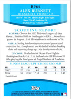 2008 Bowman Prospects Alex Burnett #BP64